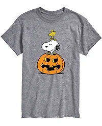 Airwaves Men's Peanuts Snoopy Pumpkin T-shirt