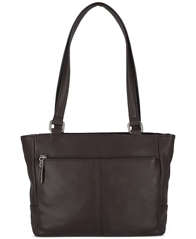 Giani Bernini Nappa Classic Leather Tote, Created for Macy's