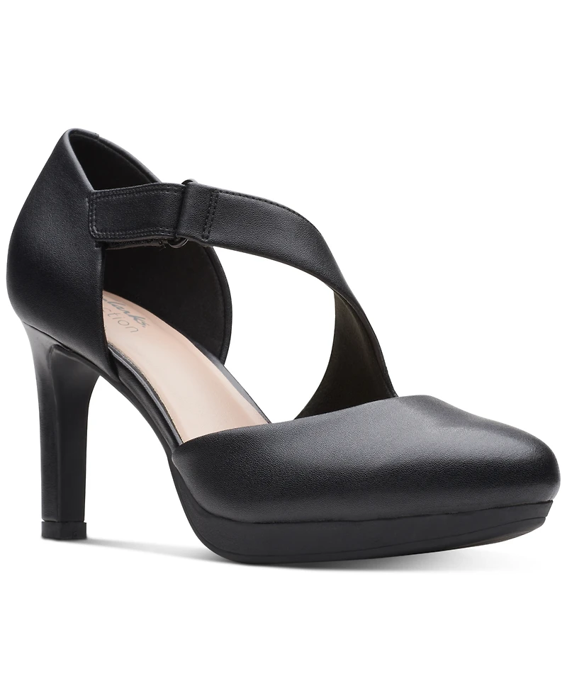 Clarks Women's Ambyr Glow Asymmetrical Comfort Pumps