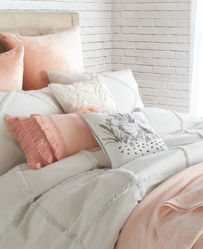 Peri Home Chenille Lattice Sham, King