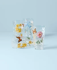 Lenox Butterfly Meadow Acrylic Highball Glasses, Set of 4
