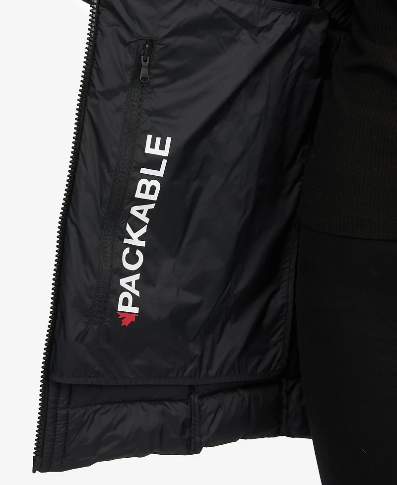 Pajar Women' Lyvien Packable Light Weight Puffer Coat with Fixed Hood