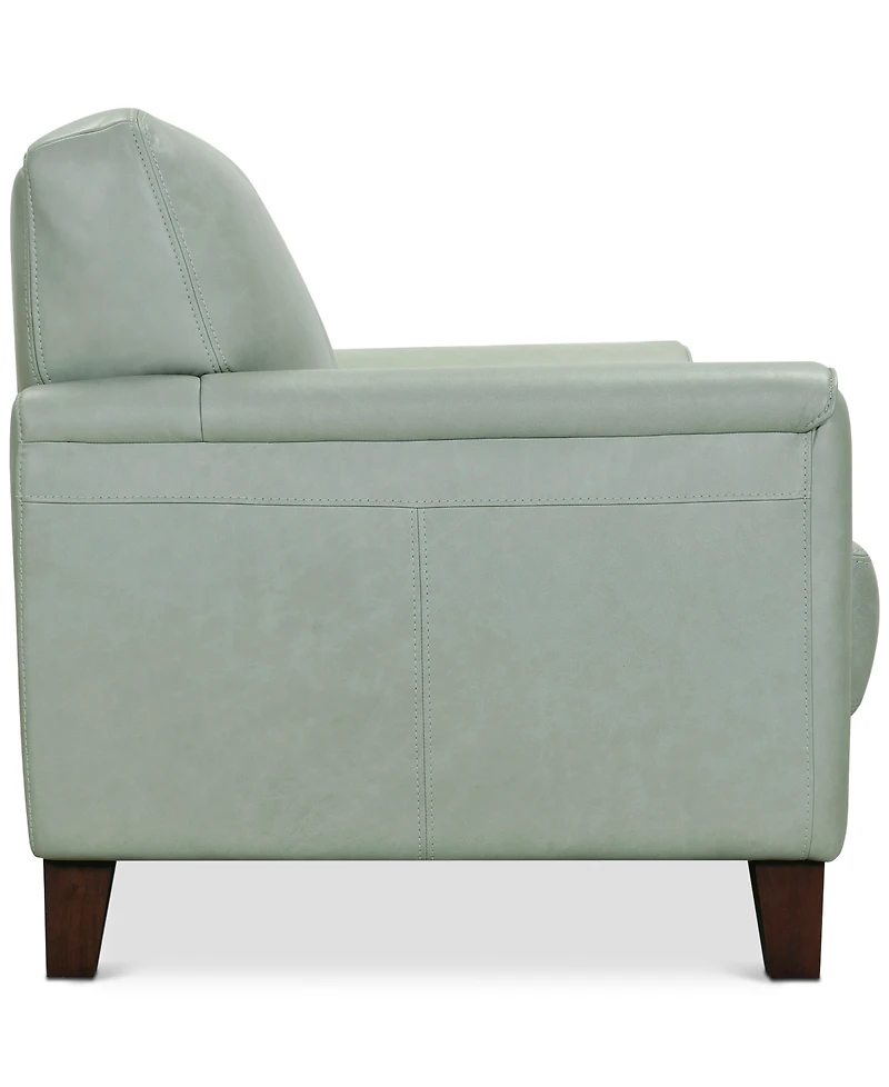 Closeout! Ashlinn 81" Tufted Pastel Leather Sofa, Created for Macy's