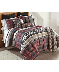 Donna Sharp Canoe Trip Bear Decorative Pillow, 18" x 18"