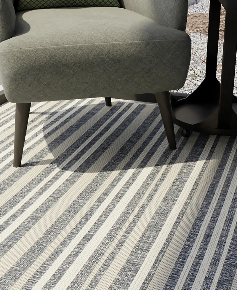 Closeout! Bashian Portico PRT106 7'10" x 10' Outdoor Area Rug