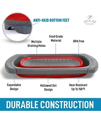 Collapsible Colander With Extendable Handles