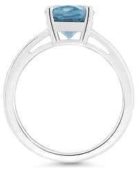 Macy's Women's Sky Blue Topaz (3-3/5 ct.t.w.) Ring Sterling Silver