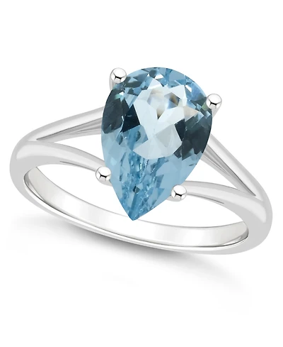 Macy's Women's Sky Blue Topaz (3-2/3 ct.t.w.) Ring Sterling Silver