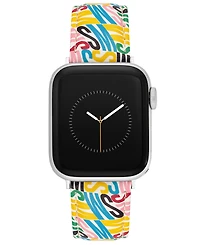 Steve Madden Women's Multi-Color Faux Leather Band designed for Apple Watch 42mm (Series 10) & 38/40/41mm
