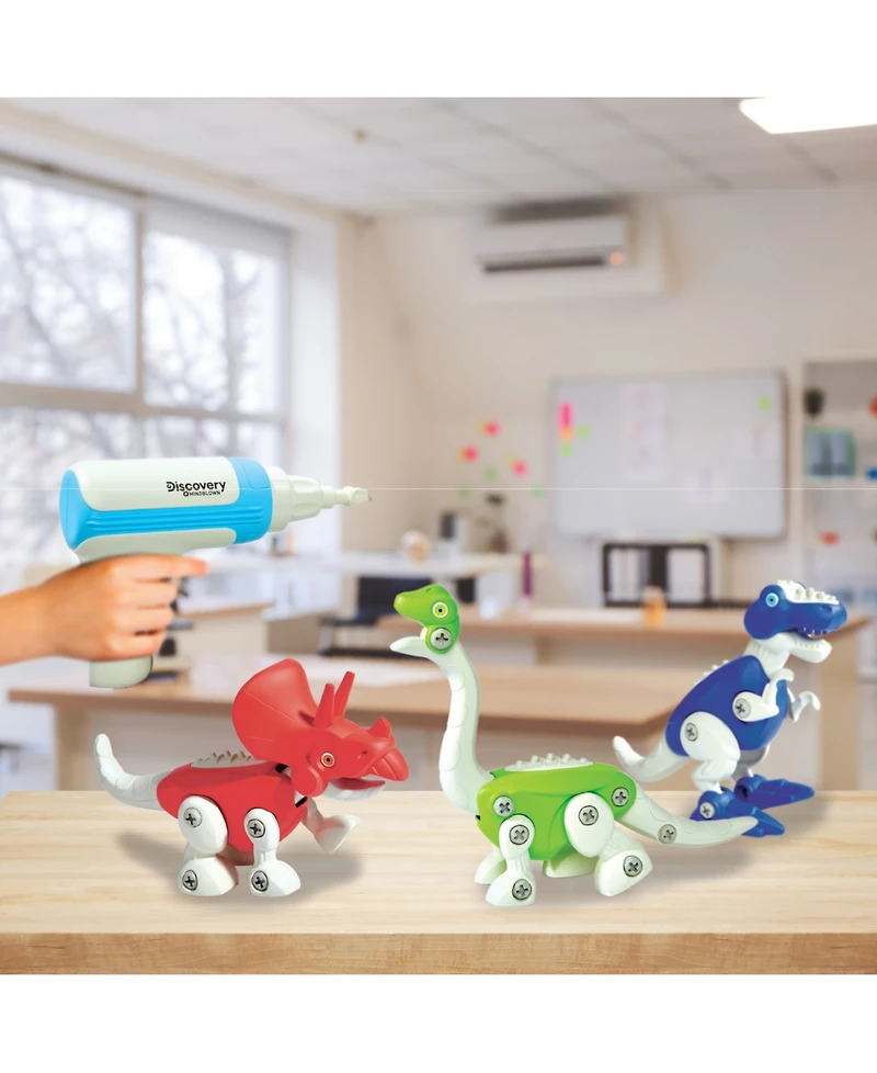 Discovery #Mindblown Dinosaur Construction Action Model Build Set