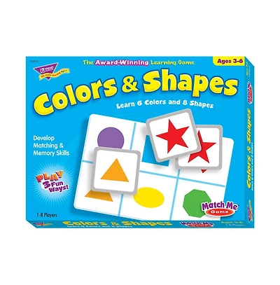 Trend Enterprises Trend Colors and Shapes Match Me Game