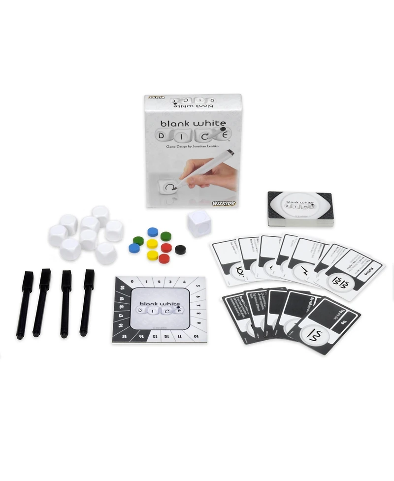 WizKids Games Blank White Dice Game