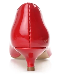 Journee Collection Women's Rumi Pointed Toe Kitten Heel Pumps