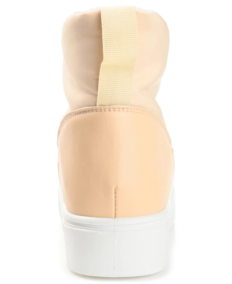 Journee Collection Women's Sethie Platform Cold Weather Puffer Booties