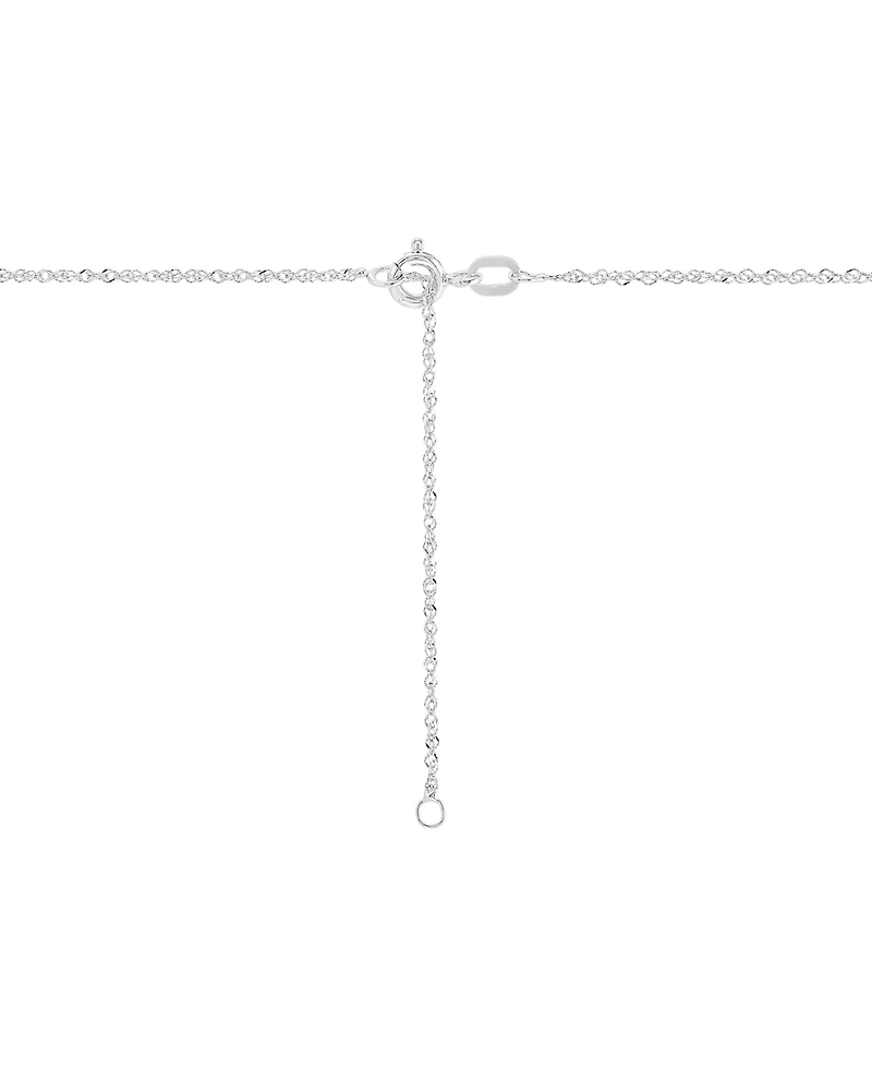 Grown With Love Lab Diamond Cross Pendant Necklace (1 ct. t.w.) 14k White or Yellow Gold, 16" + 2" extender