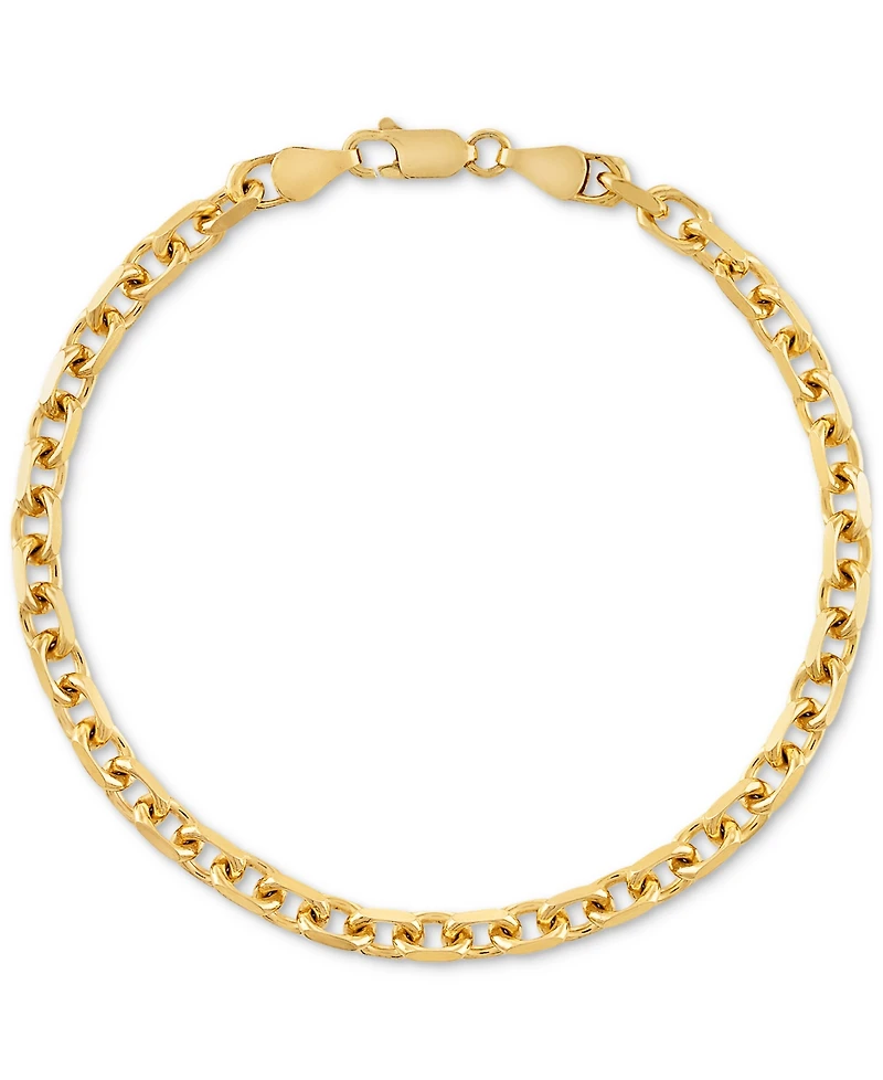 Esquire Men's Jewelry Cable Link Chain Bracelet, Created for Macy's