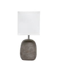 Simple Designs Bedrock Ceramic Table Lamp