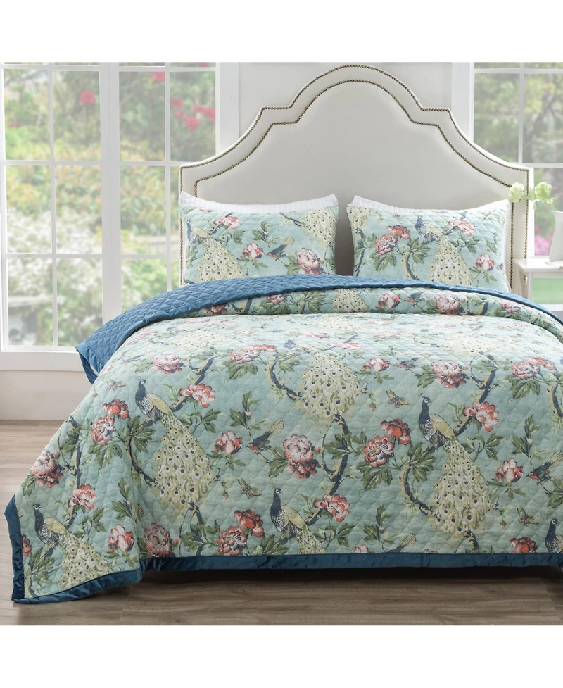 Greenland Home Fashions Pavona 3-Pc. Quilt Set