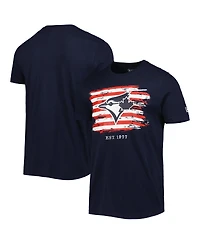 Men's New Era Navy Toronto Blue Jays 4th of July Jersey T-shirt
