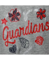 Infant Boys and Girls Navy, Red, Gray Cleveland Guardians Batter Up 3-Pack Bodysuit Set