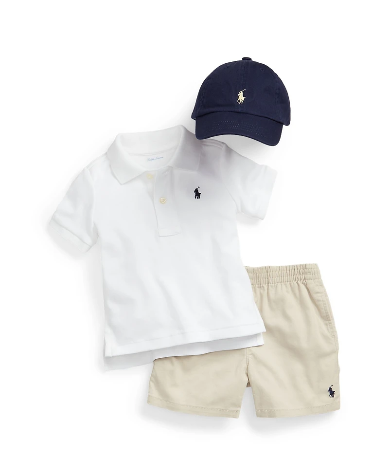 Polo Ralph Lauren Baby Boys Cotton Chino Baseball Cap