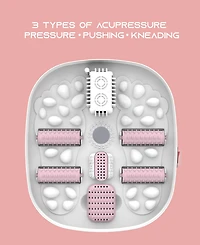 Tzumi Slf Heated Portable Bubble Bath Foot Massager