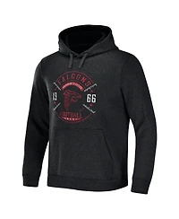 Men's Nfl x Darius Rucker Collection by Fanatics Heather Charcoal Atlanta Falcons Radar Pullover Hoodie