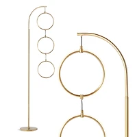 Brightech Nova 74" Dimmable Led Floor Lamp with Hanging Ring Design and Touch Control, Smart Plug Compatible