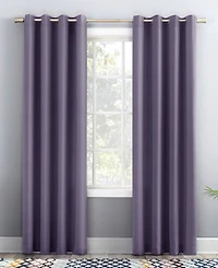 Grant Modern Glam Semi-Sheer Grommet Curtain Panel