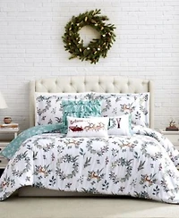 Southshore Fine Linens Happy Holidays Reversable 6 Piece Comforter Set