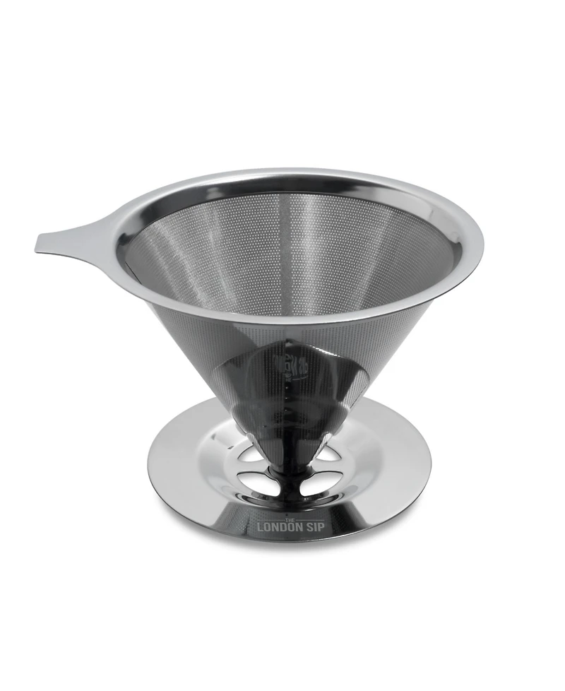 London Sip Stainless Steel Coffee Dripper, 1-4 Cup