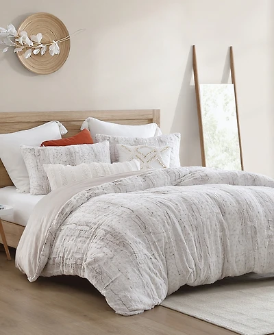 Peri Home Snow Leopard 3 Piece Comforter Set