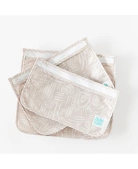 Bumkins Baby Girls Printed Travel Water Resistant Bag, Pack of 3