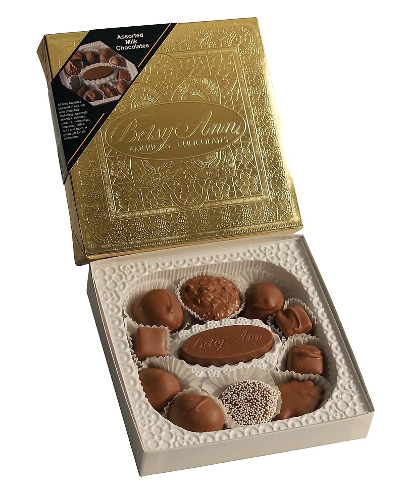 Betsy Ann Chocolate & Pretzel Towers of Gold Gift Set, Approximately 24 pieces
