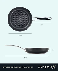 Anolon X Hybrid Nonstick Frying Pan, 8.25"