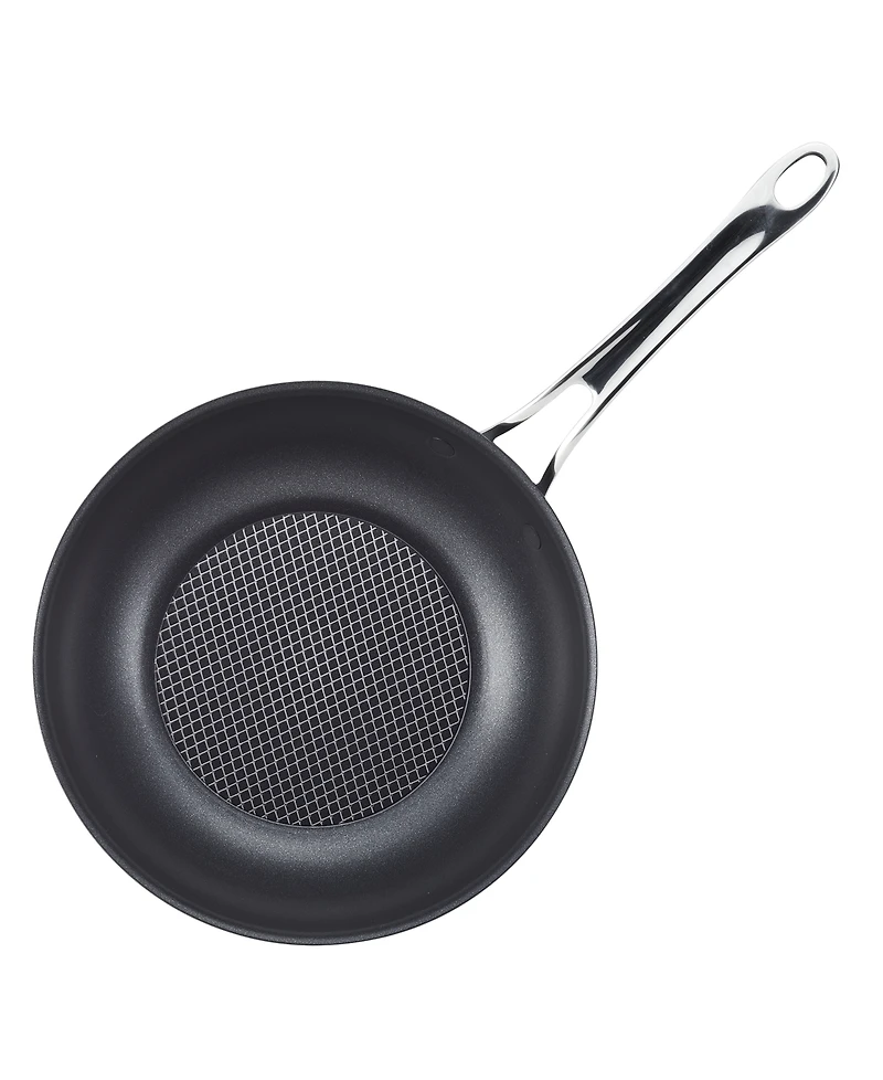 Anolon X Hybrid Nonstick Stir Fry Wok with Lid, 10"