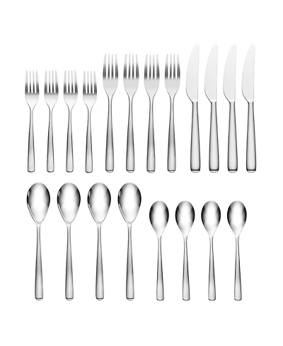 Hampton Forge Ella Satin Fade 20 Piece Set, Service for 4