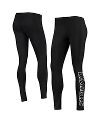 Women's G-iii Sports by Carl Banks Black Los Angeles Lakers Stadium Leggings