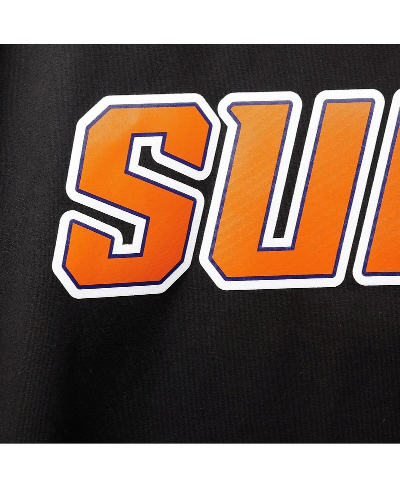 Men's Pro Standard Black Phoenix Suns Mesh Capsule Taping T-shirt