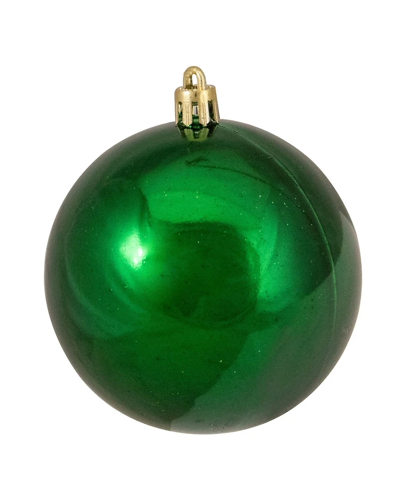 Northlight 32 Count Xmas Shatterproof 4- Finish Christmas Ball Ornaments 80mm Set, 3.25"
