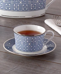 Noritake Infinity Blue 4 Piece Cup Set, Service for 4