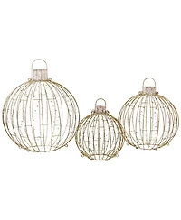Northlight Led Lighted Ornaments Christmas Yard Decoration, Set of 3