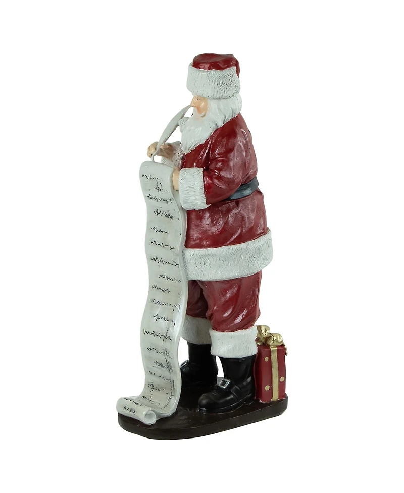 Northlight Santa With Naughty or Nice List Christmas Decoration, 14.5"