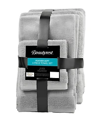 Closeout! Beautyrest Plume Feather Touch Cotton 6-Pc. Bath Towel Set