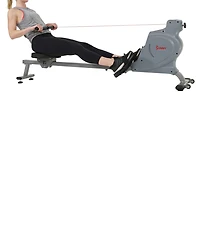 Sunny Health & Fitness Space Efficient Rowing Machine Rower Magnetic Resistance