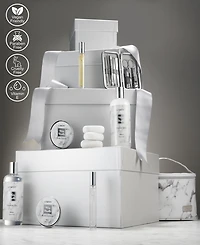 Lovery 19-Pc. White Marble Luxe Home Spa Gift Set