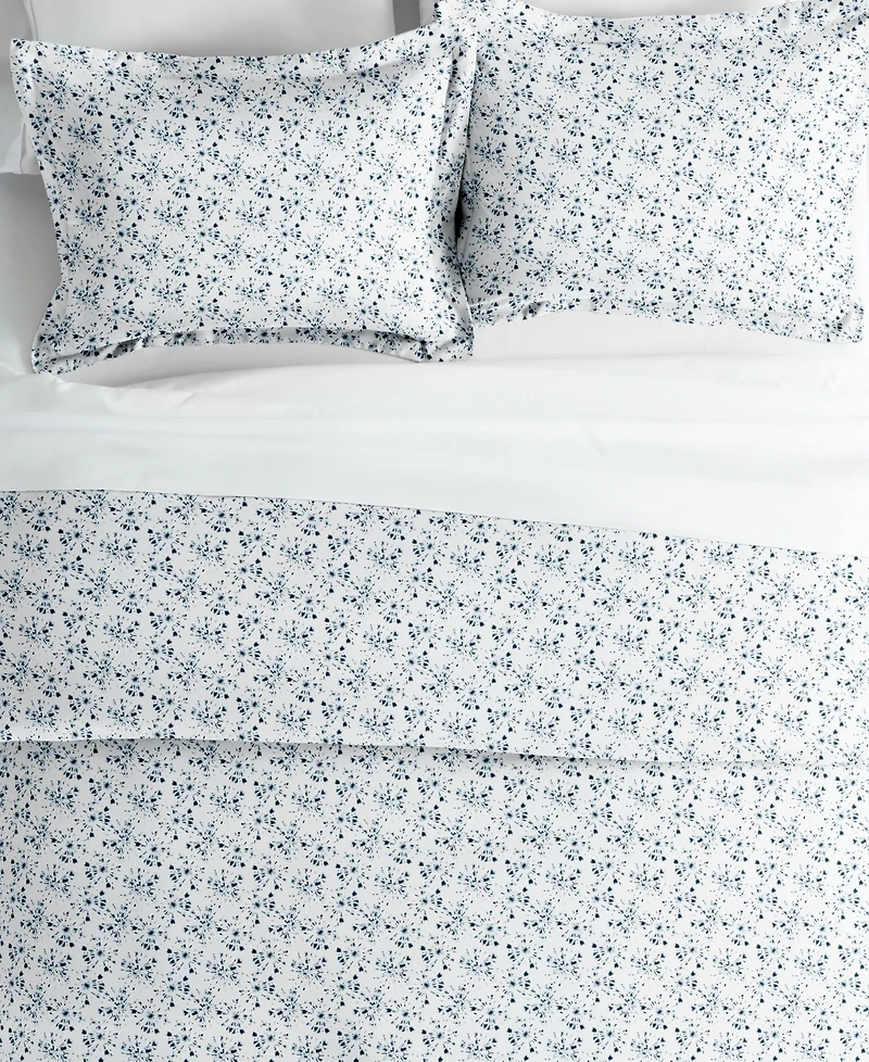 Kaycie Gray Star 3-Pc. Duvet Cover Set, Full/Queen