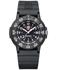 Luminox Men's Swiss Original Navy Seal Evo Series Military Dive Black Rubber Strap Watch 43mm