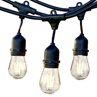 Brightech Ambience Pro 24 ft. Indoor/Outdoor Led Weatherproof 2-Watt String Lights with Neutral White Hue