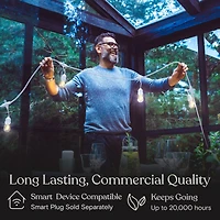 Ambience Pro 48 ft. Indoor/Outdoor Led Weatherproof String Lights
